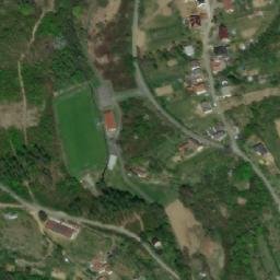 Satellite imagery of [Osvětimany] church t., CZ