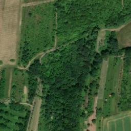 Satellite imagery of [Osvětimany] church t., CZ