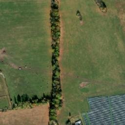 Satellite imagery of Stavebniny [Netolice] factory chimney, CZ