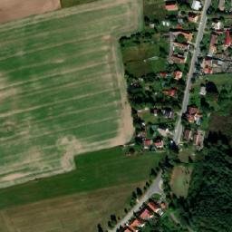 Satellite imagery of [Lužnice] chapel sanctus t., CZ
