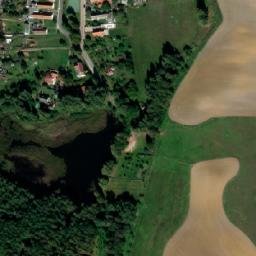 Satellite imagery of [Lužnice] chapel sanctus t., CZ