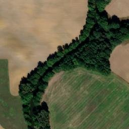 Satellite imagery of [Lužnice] chapel sanctus t., CZ