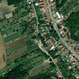 Satellite imagery of [Bošovice] church t., CZ
