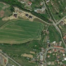 Satellite imagery of [Osvětimany] church t., CZ