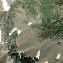 Satellite imagery of Pyramid Mountain, CA
