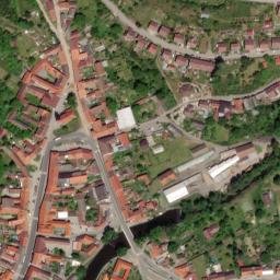 Satellite imagery of [Husinec] church t., CZ