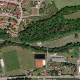 Satellite imagery of [Husinec] church t., CZ