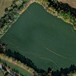 Satellite imagery of Stavebniny [Netolice] factory chimney, CZ