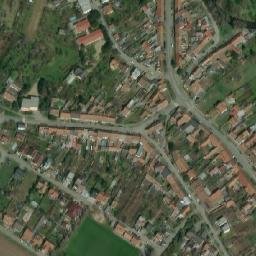 Satellite imagery of [Vojkovice] church t., CZ