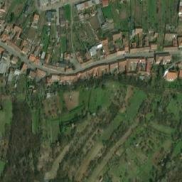 Satellite imagery of [Blučina] church t., CZ