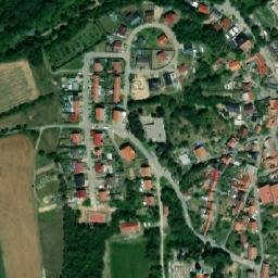 Satellite imagery of [Bošovice] church t., CZ