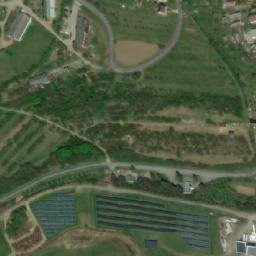 Satellite imagery of [Osvětimany] church t., CZ