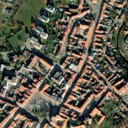 Satellite imagery of [Netolice] church t., CZ