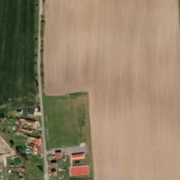 Satellite imagery of [Pištín] church t., CZ