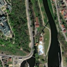 Satellite imagery of [Hluboká] castle t., CZ