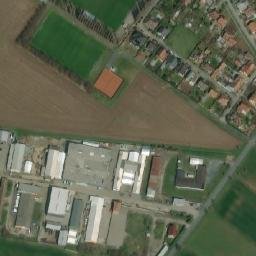 Satellite imagery of [Vojkovice] church t., CZ