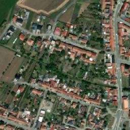 Satellite imagery of [Moutnice] church t., CZ