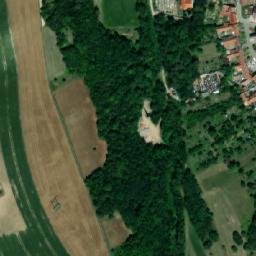 Satellite imagery of [Bošovice] church t., CZ