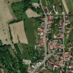 Satellite imagery of [Tučapy] church t., CZ