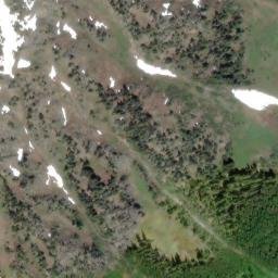 Satellite imagery of Thompson Peak, CA