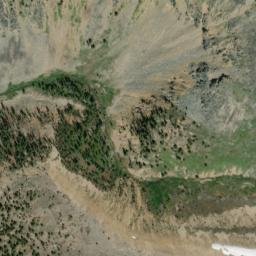 Satellite imagery of Pyramid Mountain, CA