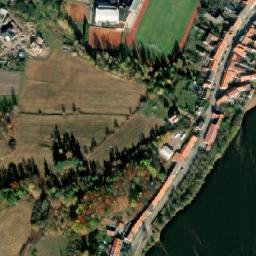 Satellite imagery of [Netolice] church t., CZ