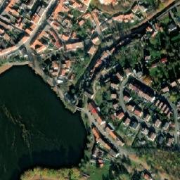 Satellite imagery of [Netolice] church t., CZ