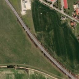 Satellite imagery of [Pištín] church t., CZ