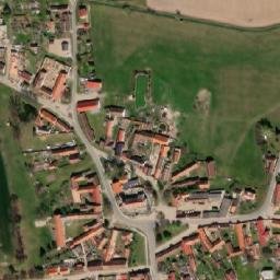 Satellite imagery of [Pištín] church t., CZ