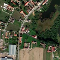 Satellite imagery of [Lišov-Dolní Slověnice] church t., CZ