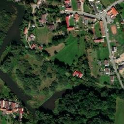 Satellite imagery of [Lišov-Dolní Slověnice] church t., CZ