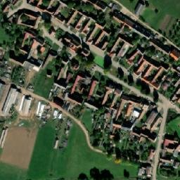 Satellite imagery of [Třebětice] church t., CZ