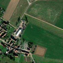 Satellite imagery of [Třebětice] church t., CZ