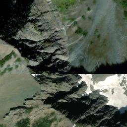 Satellite imagery of Bertha Peak, CA
