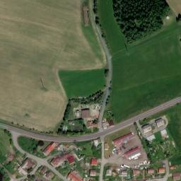 Satellite imagery of [Šumavské Hoštice] church t., CZ