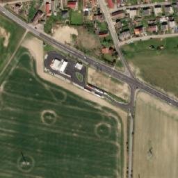 Satellite imagery of [Pištín] church t., CZ