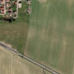 Satellite imagery of [Pištín] church t., CZ