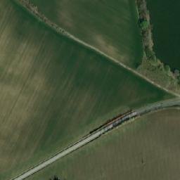 Satellite imagery of [Hrušovany u Brna] church t., CZ