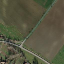 Satellite imagery of [Hrušovany u Brna] church t., CZ