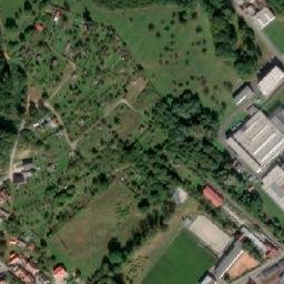 Satellite imagery of [Bojkovice] church t., CZ