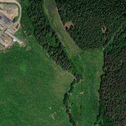 Satellite imagery of [Šumavské Hoštice] church t., CZ