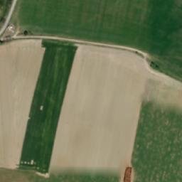 Satellite imagery of [Hosín] church t., CZ