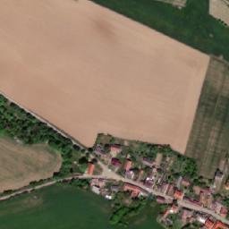 Satellite imagery of [Oponešice] chapel t., CZ