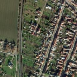 Satellite imagery of [Hrušovany u Brna] church t., CZ