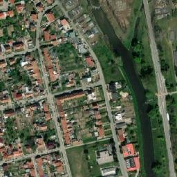 Satellite imagery of [Židlochovice] church t., CZ
