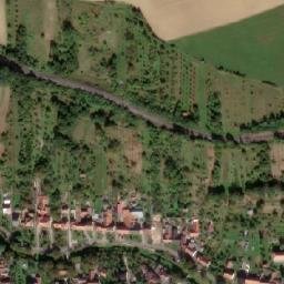 Satellite imagery of [Pitín] church t., CZ