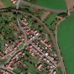 Satellite imagery of [Pitín] church t., CZ
