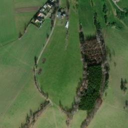 Satellite imagery of [Šumavské Hoštice] church t., CZ