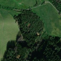 Satellite imagery of [Šumavské Hoštice] church t., CZ