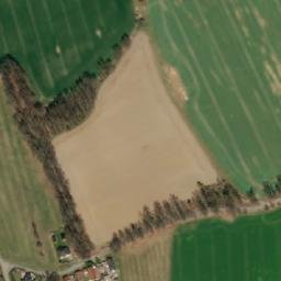 Satellite imagery of [Hrdějovice] chapel sanctus t., CZ